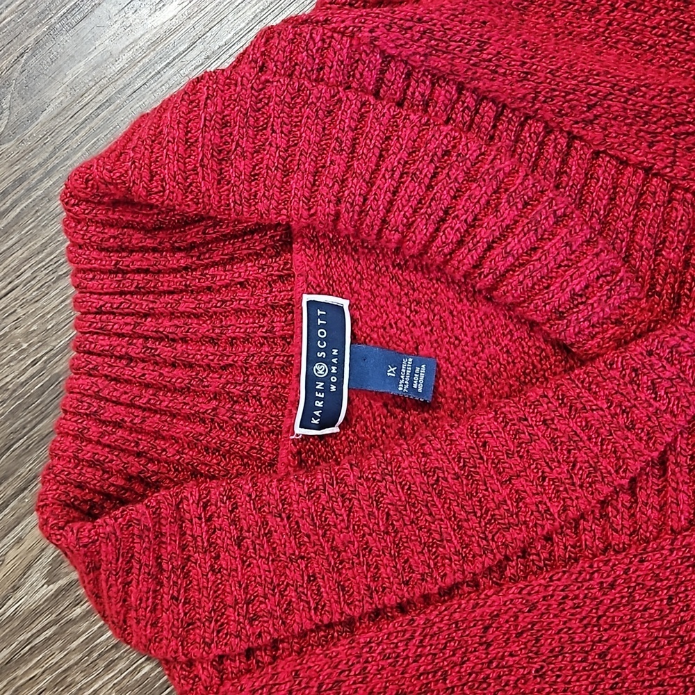 Karen Scott knitted sweater size 1 XL - Picture 2 of 3